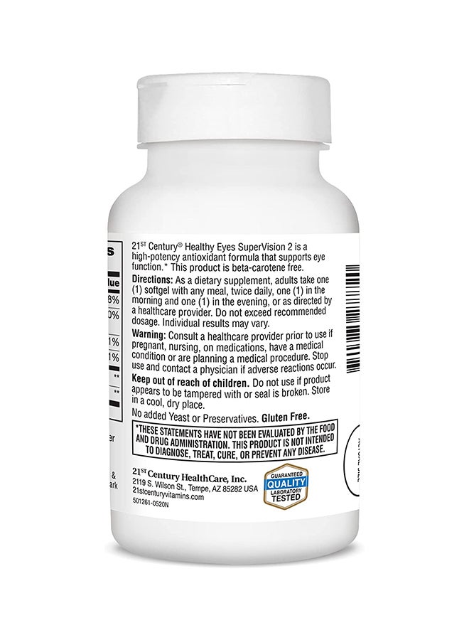 21st Century Healthy Eyes SuperVision2 - 120 Softgels - Image 2